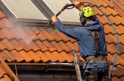 Démoussage et hydrofuge de toiture à Barcillonnette